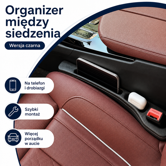 CarCatch™ – Organizer Samochodowy między Siedzenia | Zestaw 2 szt.