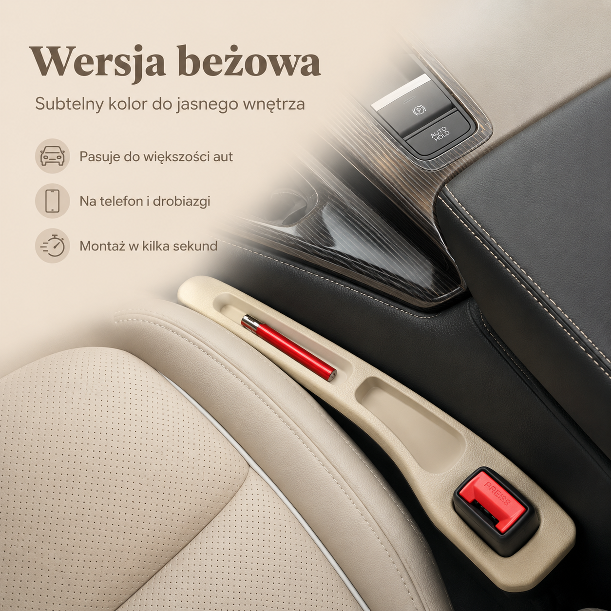 CarCatch™ – Organizer Samochodowy między Siedzenia | Zestaw 2 szt.